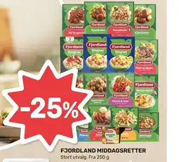 Coop Marked FJORDLAND MIDDAGSRETTER tilbud
