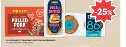 Coop Marked TULIP PULLED PORK BBQ/LOFOTEN FISKEBURGER tilbud
