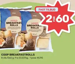 Coop Marked COOP BREAKFASTROLLS tilbud