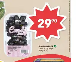 Coop Marked CANDY DRUER 2 tilbud