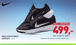 Intersport NIKE STAR RUNNER LØPESKO, Junior tilbud