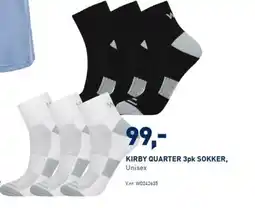 Intersport KIRBY QUARTER 3pk SOKKER, Unisex tilbud