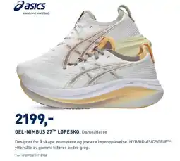 Intersport GEL-NIMBUS 27T LØPESKO, Dame/Herre tilbud