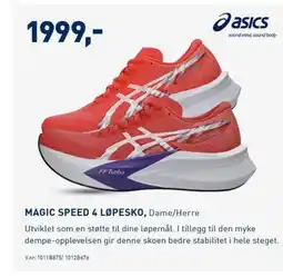 Intersport MAGIC SPEED 4 LØPESKO, Dame/Herre tilbud