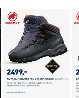Intersport NOVA IV/MERCURY MID GTX HIKINGSKO, Dame/Herre tilbud