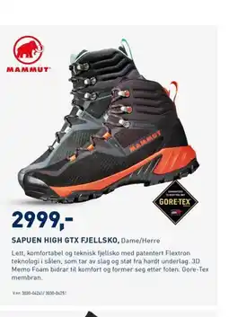 Intersport SAPUEN HIGH GTX FJELLSKO, Dame/Herre tilbud