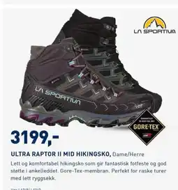 Intersport ULTRA RAPTOR II MID HIKINGSKO, Dame/Herre tilbud