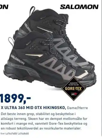 Intersport X ULTRA 360 MID GTX HIKINGSKO, tilbud