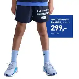 Intersport MULTI DRI-FIT SHORTS, Junior tilbud