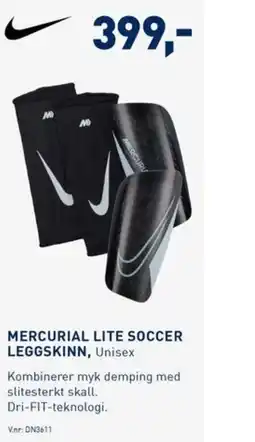 Intersport MERCURIAL LITE SOCCER LEGGSKINN, Unisex tilbud