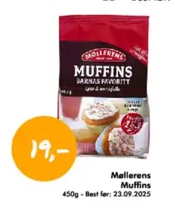 Havaristen Møllerens Muffins tilbud