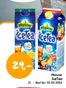 Havaristen Pfanner IceTea tilbud