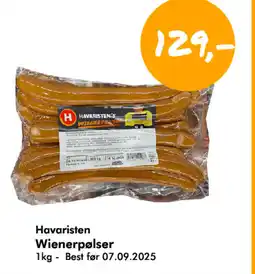 Havaristen Havaristen Wienerpølser tilbud