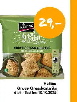 Havaristen Hatting Grove Gresskarbriks tilbud
