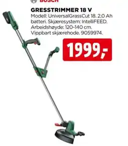jem & fix GRESSTRIMMER 18 V tilbud