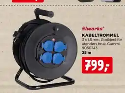 jem & fix Elworks® kabeltrommel tilbud