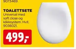 jem & fix TOALETTSETE tilbud