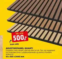 jem & fix AKUSTIKKPANEL QUANTI tilbud