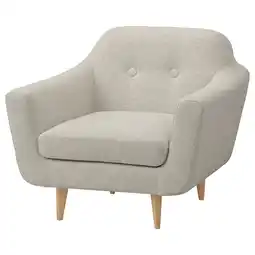 IKEA Klubbfors Lenestol, Gunnared beige tilbud