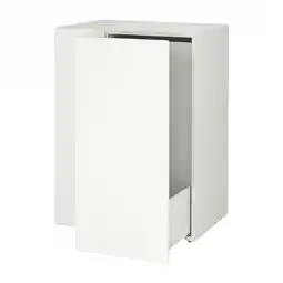 IKEA SmÅstad Uttrekkbar oppbevaring, hvit, 80x57x108 cm tilbud
