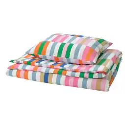 IKEA KlibbkorsÖrt Sengesett, 1 putevar, flerfarget, 150x200/50x60 cm tilbud
