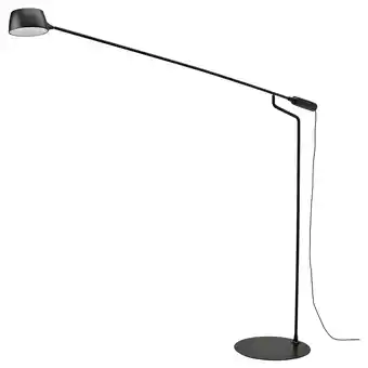 IKEA VÅghÖjd led gulvlampe, dimbar svart tilbud