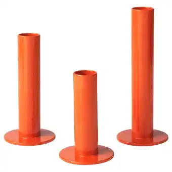 IKEA Tuvkornell Lysholder, 3 stk., oransje tilbud