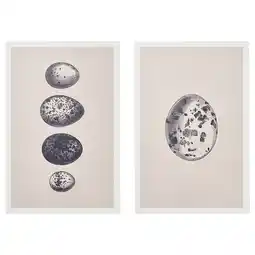 IKEA BjÖrnamo Kunsttrykk på hult treverk, egg, 20x30 cm tilbud