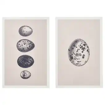 IKEA BjÖrnamo Kunsttrykk på hult treverk, egg, 20x30 cm tilbud