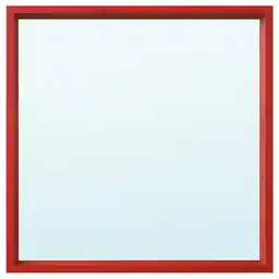 IKEA Turbokastanj Speil, rød, 75x75 cm tilbud