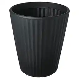 IKEA BjÖrnbambu Blomsterpotte, inne/ute mørk grå, 41 cm tilbud