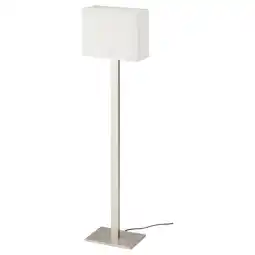 IKEA Tomelilla Gulvlampe, forniklet/hvit, 150 cm tilbud