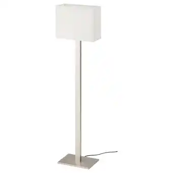 IKEA Tomelilla Gulvlampe, forniklet/hvit, 150 cm tilbud
