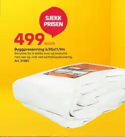 Byggmax Byggpresenning 6.95x11.9m, NOK 499 tilbud