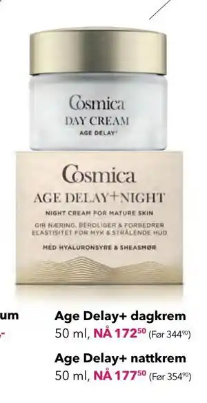 Age Delay+ nattkrem, NOK 177.5