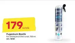 Byggmax Fugeskum Bostik, NOK 179 tilbud