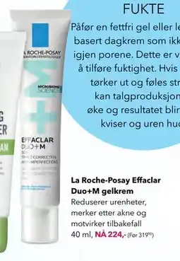 Apotek 1 La Roche-Posay Effaclar Duo+M gelkrem, NOK 224 tilbud