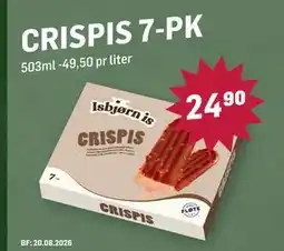Holdbart CRISPIS 7-PK, NOK 24.9 tilbud