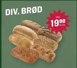Holdbart DIV. BRØD tilbud