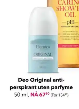 Apotek 1 Deo Original antiperspirant uten parfyme, NOK 67.5 tilbud