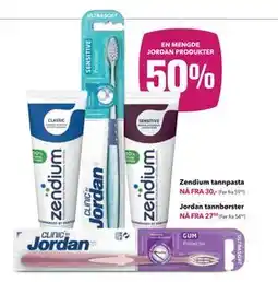 Apotek 1 Jordan tannbørster tilbud