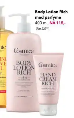 Apotek 1 Body Lotion Rich med parfyme, NOK 115 tilbud
