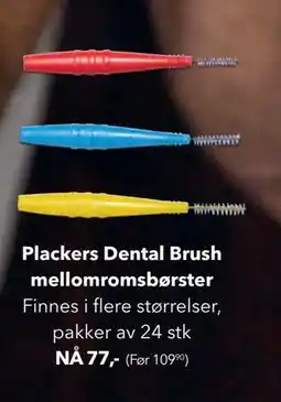 Apotek 1 Plackers Dental Brush mellomromsbørster, NOK 77 tilbud