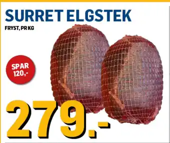 Price Lagerbutikk SURRET ELGSTEK tilbud