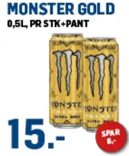 Price Lagerbutikk MONSTER GOLD tilbud