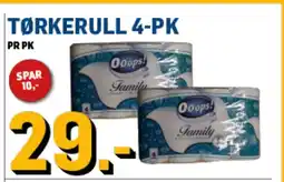 Price Lagerbutikk TØRKERULL 4-PK tilbud