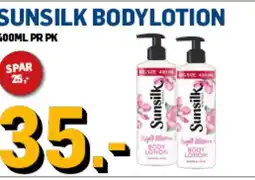 Price Lagerbutikk SUNSILK BODYLOTION tilbud