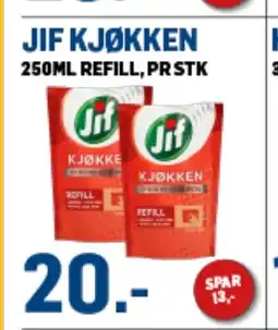 Price Lagerbutikk JIF KJØKKEN tilbud