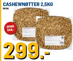 Price Lagerbutikk Cashewnøtter tilbud