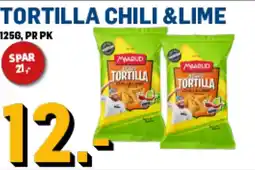 Price Lagerbutikk TORTILLA CHILI &LIME tilbud